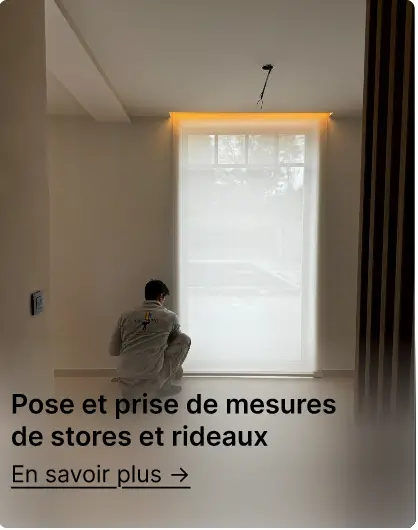 Service de pose et prise de mesure