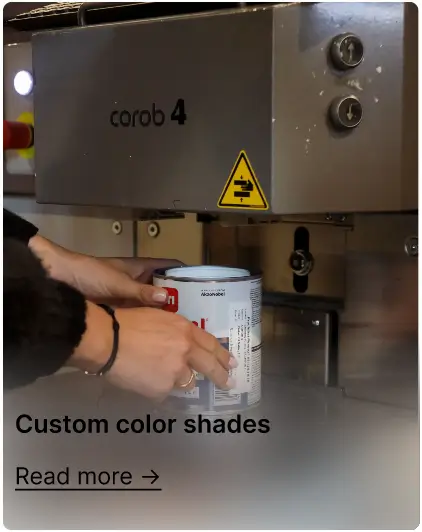 Service de teinte de couleurs