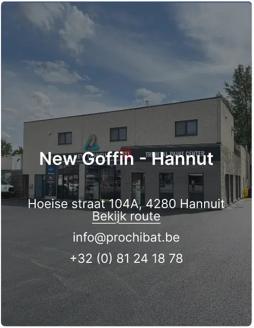 NEW GOFFIN Hannut Rue de Huy 104A, 4280 Hannut hannut@newgoffin.be   +32 (0) 19 63 63 58
