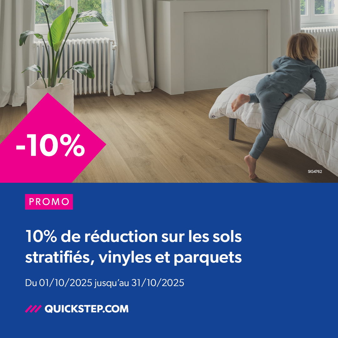 promo quickstep octobre -10%