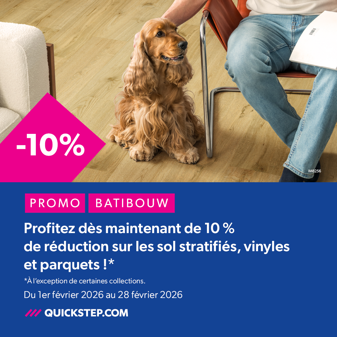 Offre Batibaux Quickstep : -10%